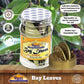 Rani Bay Leaf (Leaves) Whole Spice Hand Selected Extra Large 0.4Oz (12G) Pet Jar ~ All Natural | Gluten Friendly | Non-Gmo | Kosher | Vegan | Indian Origin (Tej Patta)