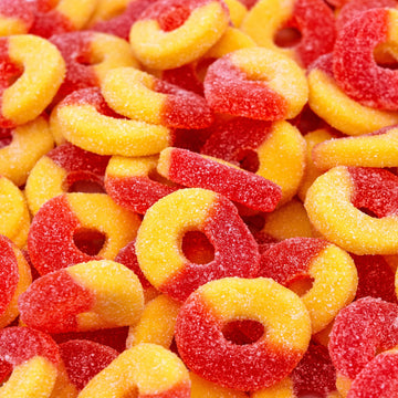 FirstChoiceCandy Gummy Rings (Peach, 2.2 Pound (Pack of 1))