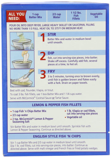 Golden Dipt Mix Batter Fish & Chip