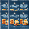 John Wm. Macy'S Cheesecrisps | Asiago & Cheddar | Twice Baked Sourdough Crackers Made With 100% Real Aged Cheese, Non Gmo, Nothi
