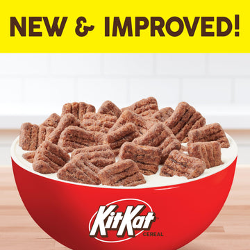 Kit Kat Chocolatey Cereal, Crispy Breakfast Cereal Made With Whole Grain, 11.5 Oz