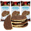 Milk Chocolate Corn Cakes - Dairy Belgian Milk Chocolate Coated Corn Cake Snacks - Whole Grain Gluten Free Corn Cakes - Healthy 