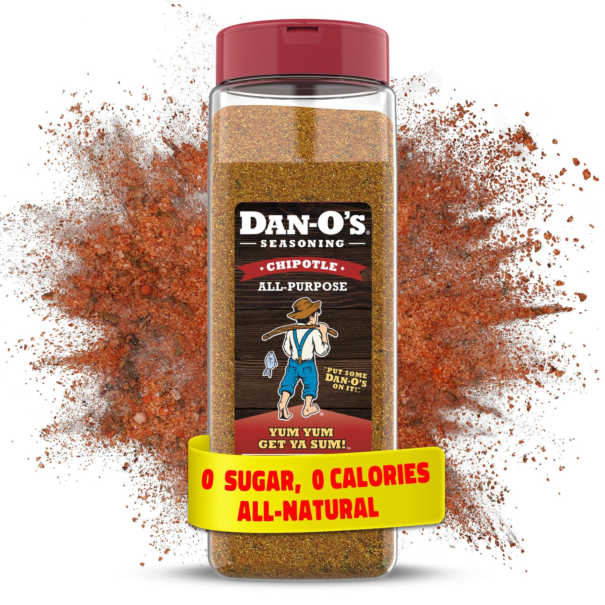 Dan-Os Seasoning Chipotle, Large Bottle, 20 oz, 1.25 Pound (Pack of 1)