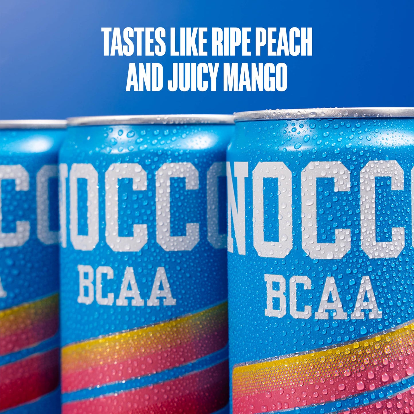 NOCCO BCAA Energy Drink - Sugar Free, Carbonated, Low Calorie - 12 Fl Oz (Pack of 12) - 200mg Caffeine, BCAAs, Vitamins B