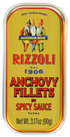 Rizzoli Anchovy Fillets In Spicy Sauce, 3.17 OZ
