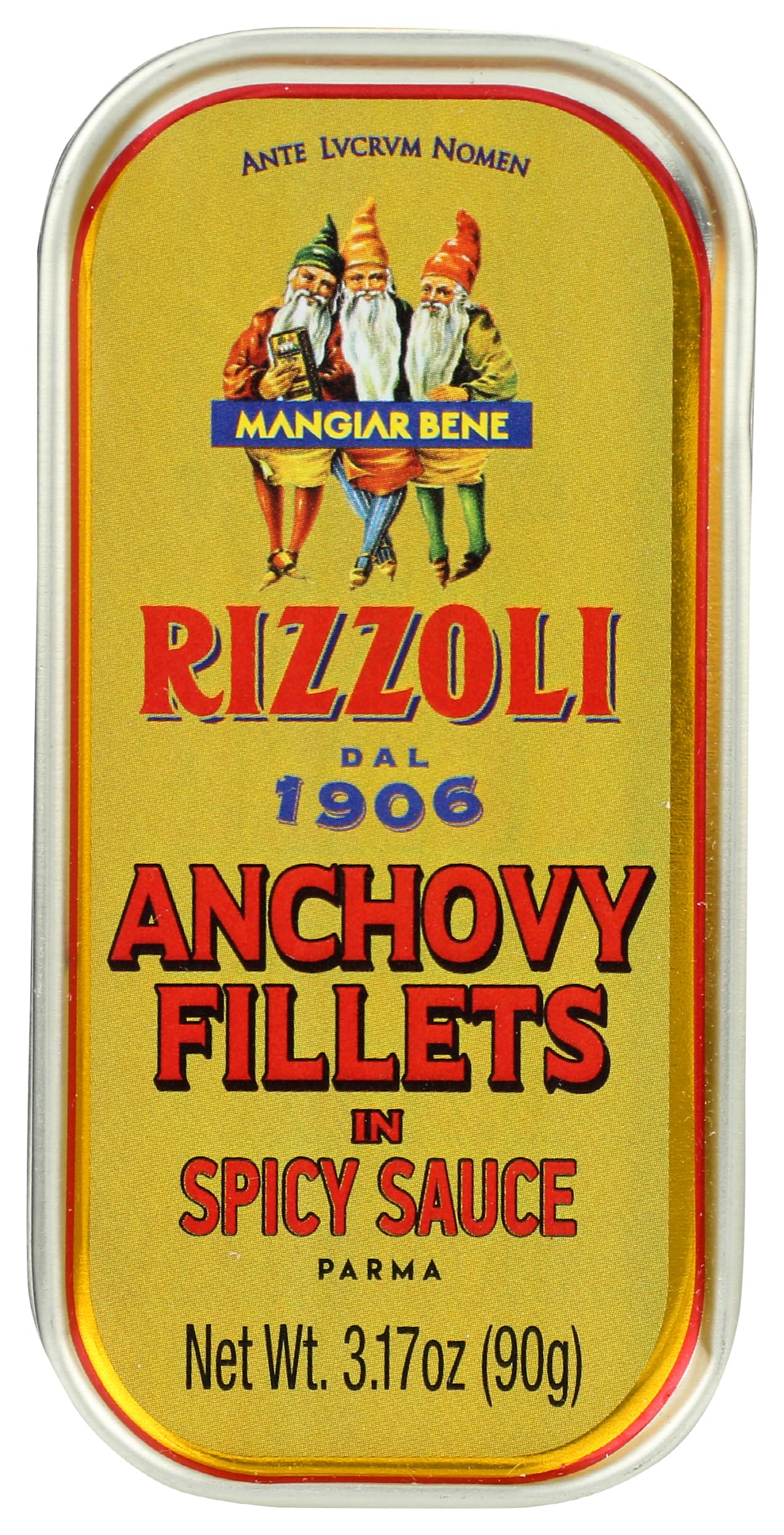 Rizzoli Anchovy Fillets In Spicy Sauce, 3.17 OZ