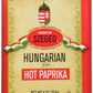 Pride of Szeged Hot Paprika Powder  Spicy Hungarian Style Seasoning  Bright Red  4 oz. Tin  1-Count