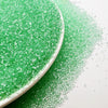SE Si&Moos Green Sanding Sugar Green Edible Sparkling Sprinkles Sanding Sugar Crystals for Cookie Decorating Edible Glitter Rimm