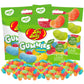 Sweetzo Sour Gummy Jelly Bean Shaped Candies, Fruit Flavored Jumbo Vegan Gummies, Bagged Chewy Candy - 3.5 Ounces Each (Pack of 