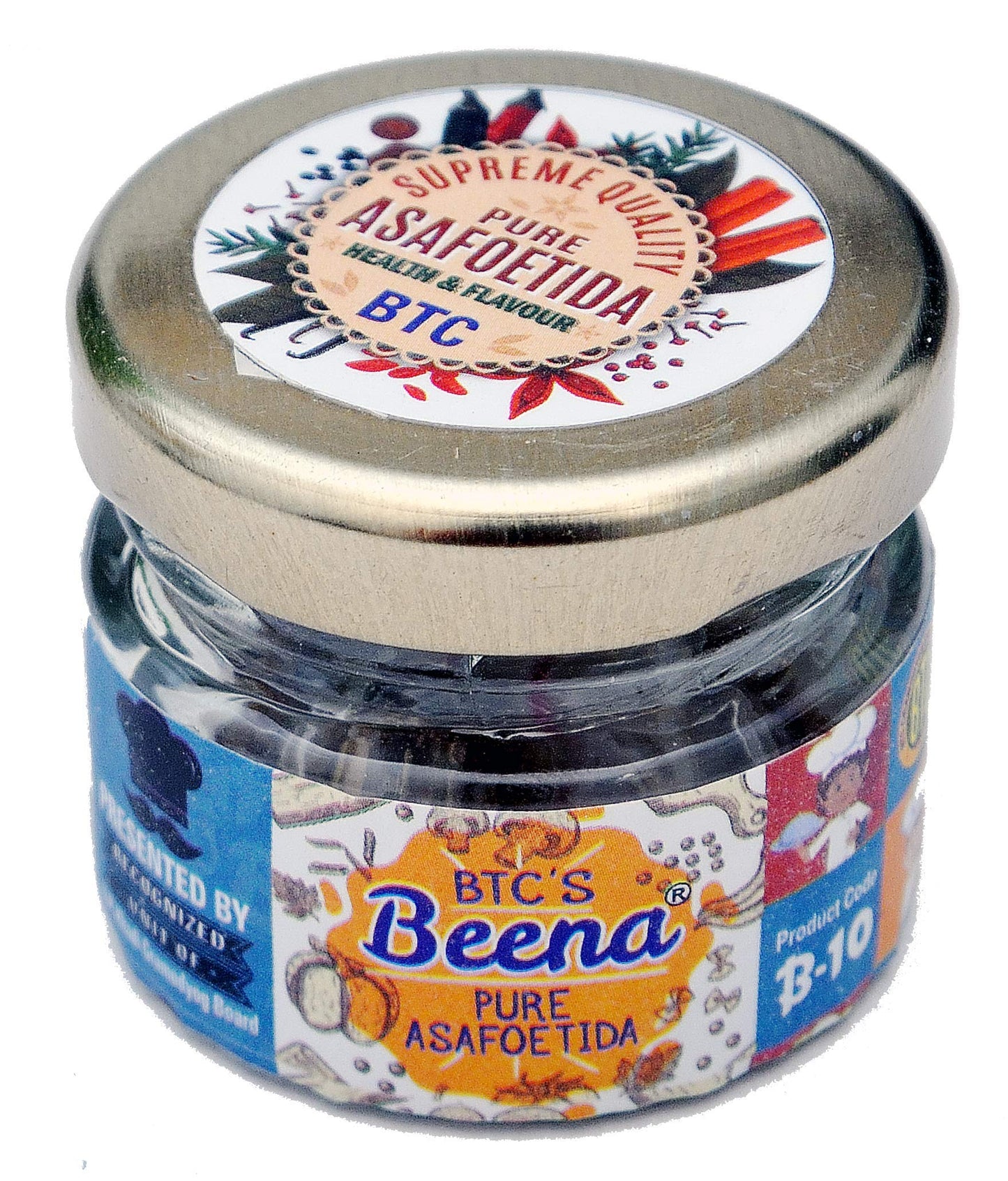 B.T.C.'S Beena 100% Pure Hing | Extra Strong Hing | Asafoetida | Kadak Hing | Chemical Free | No Flour Added | Hing Granules | 5