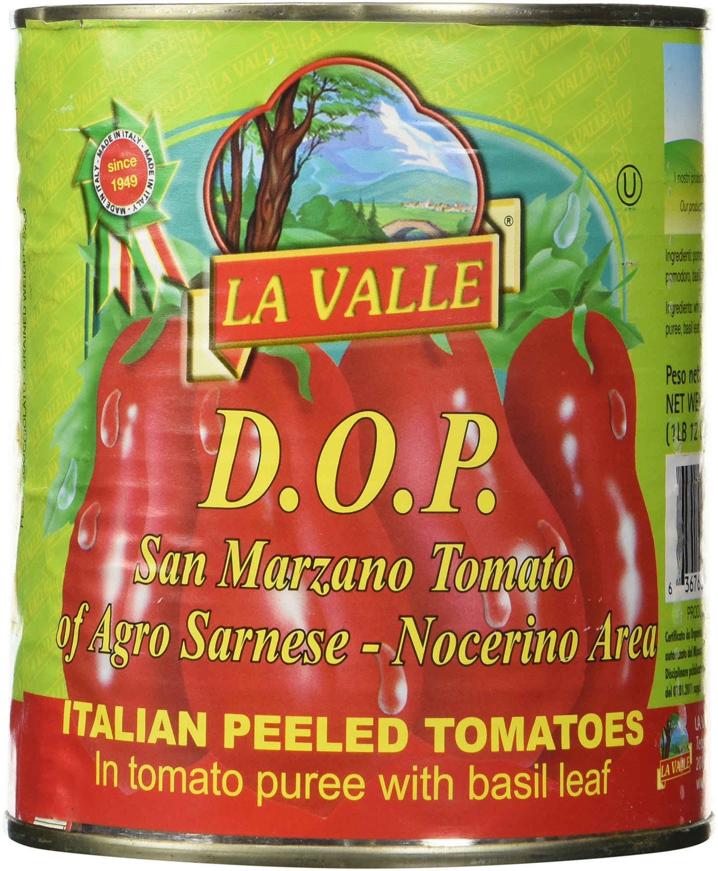 La Valle San Marzano Dop Tomatoes, 1.75 Pound (Pack Of 5)