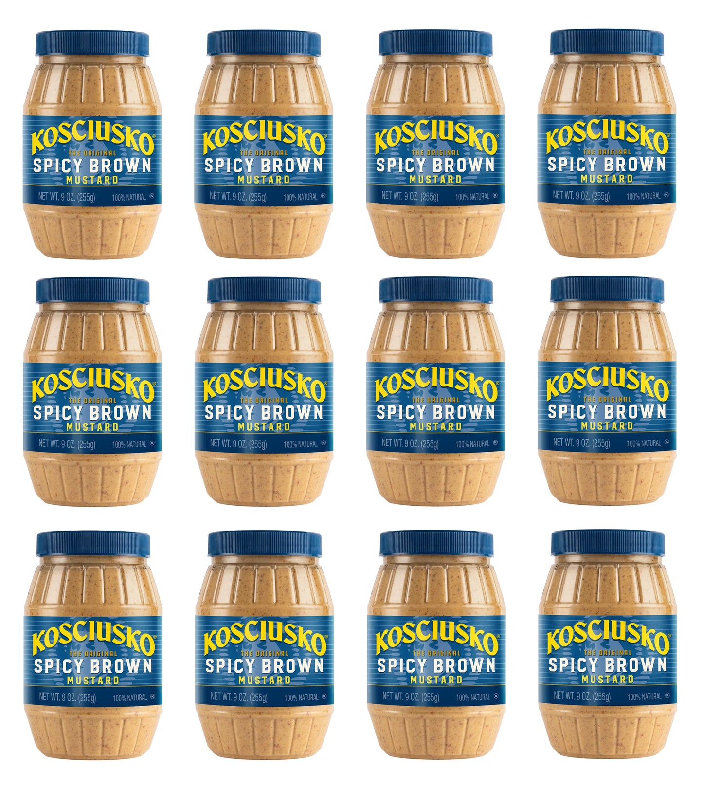 Kosciusko Mustard, 9-Ounce Jars (Pack of 12)