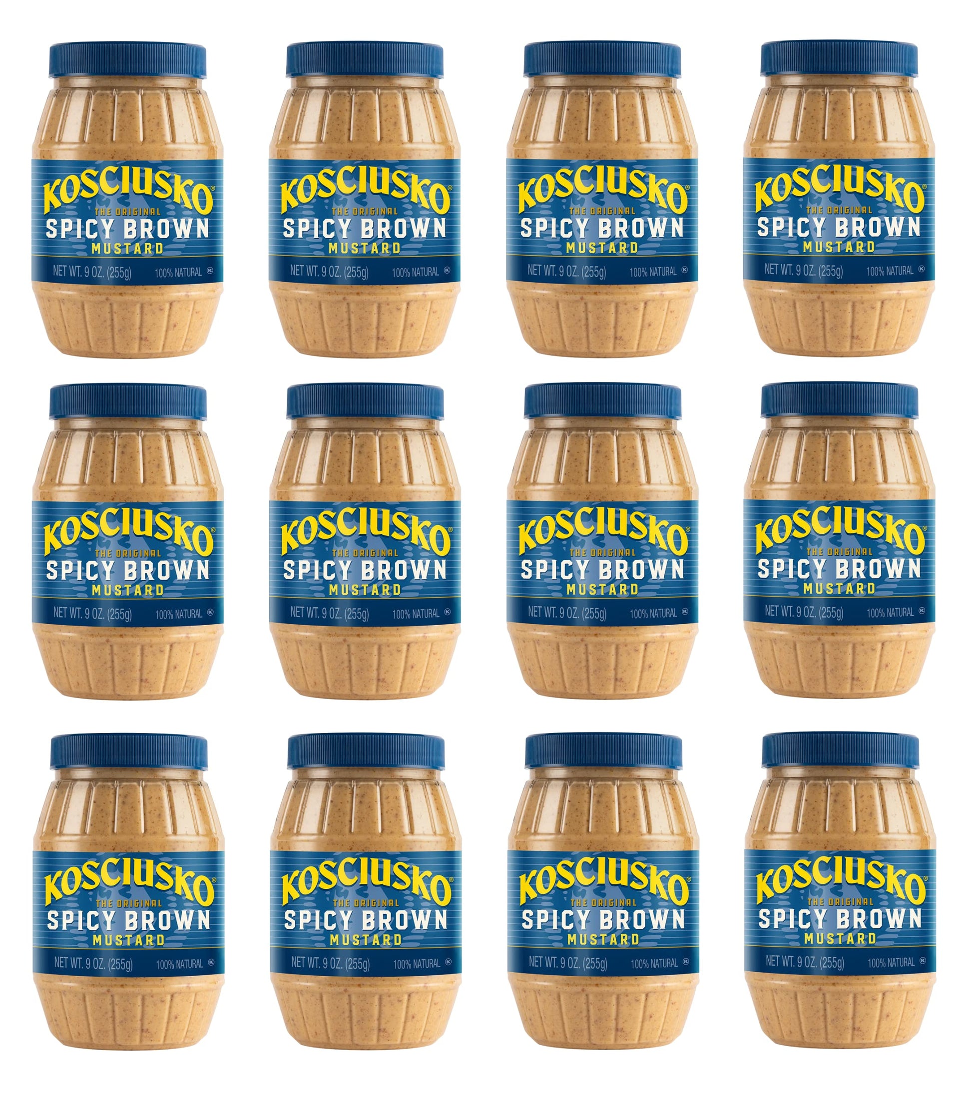 Kosciusko Mustard, 9-Ounce Jars (Pack of 12)