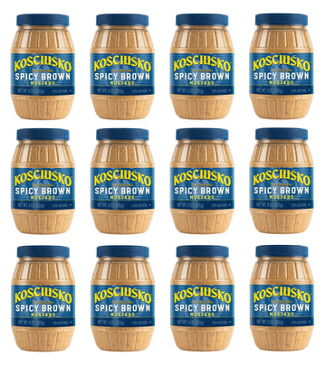 Kosciusko Mustard, 9-Ounce Jars (Pack of 12)