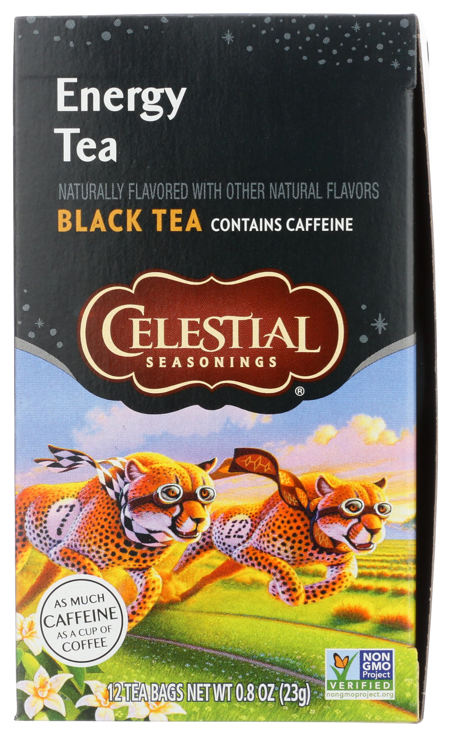 Celestial Seasonings Black Tea, Energy Blend, 12 Count Tea Bags