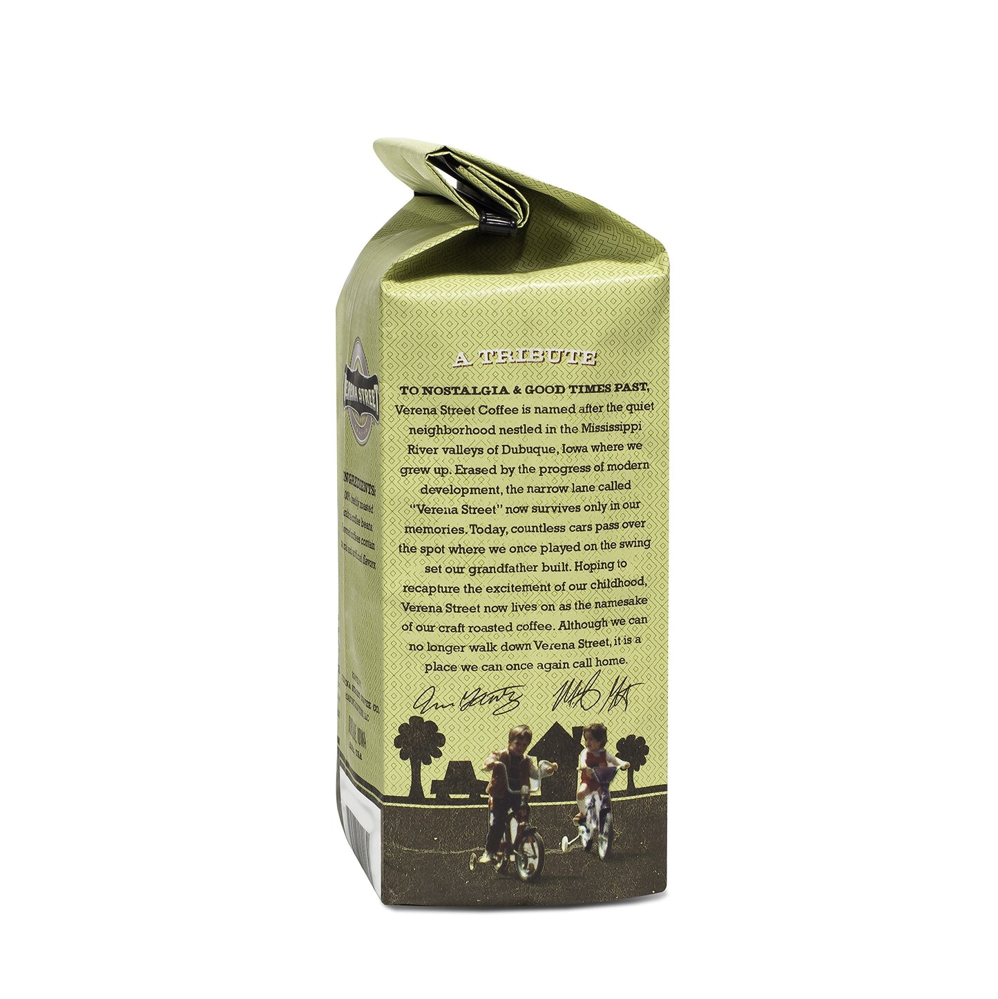 Verena Street Ground Coffee, Swiss Water Process Decaf, Medium Roast, 10 Ounce