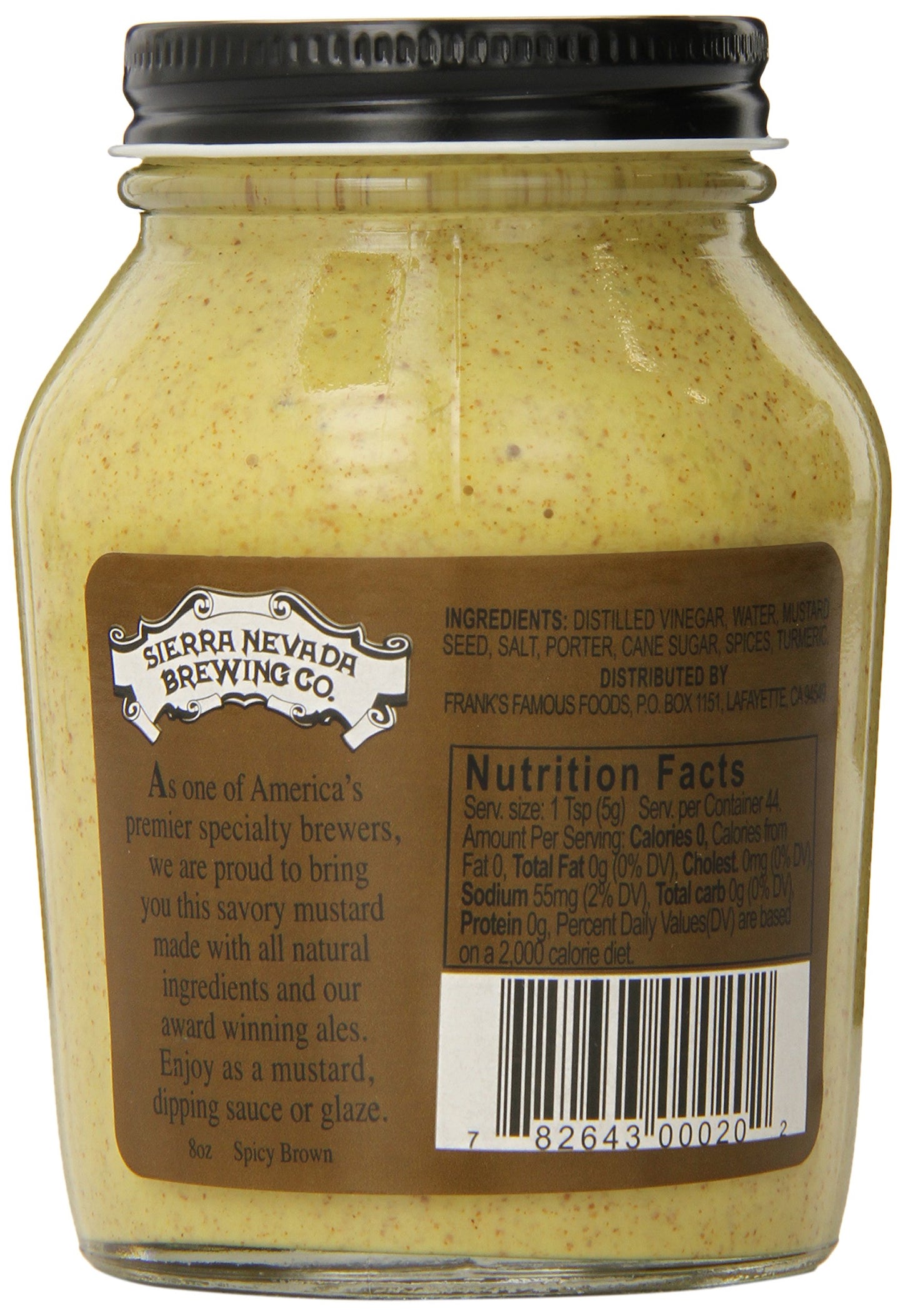 Sierra Nevada Mustard Porter Mustard, 8 Ounce, Model BG18117