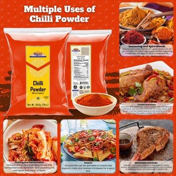 Rani Chilli Powder (Mirchi) Ground Indian Spice 28Oz (800G) ~ All Natural | Salt-Free | Vegan | No Colors | Gluten Friendly | No