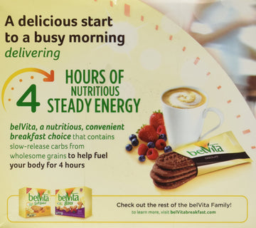 Belvita Whole Grain Chocolate Breakfast Biscuits, 8.8 Ounce (Pack of 5)