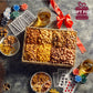 Nut Cravings Gourmet Nut Gift Basket - 2.5 lbs Seagrass Tray with Ribbon - 8 Assortments for Thanksgiving and Christmas