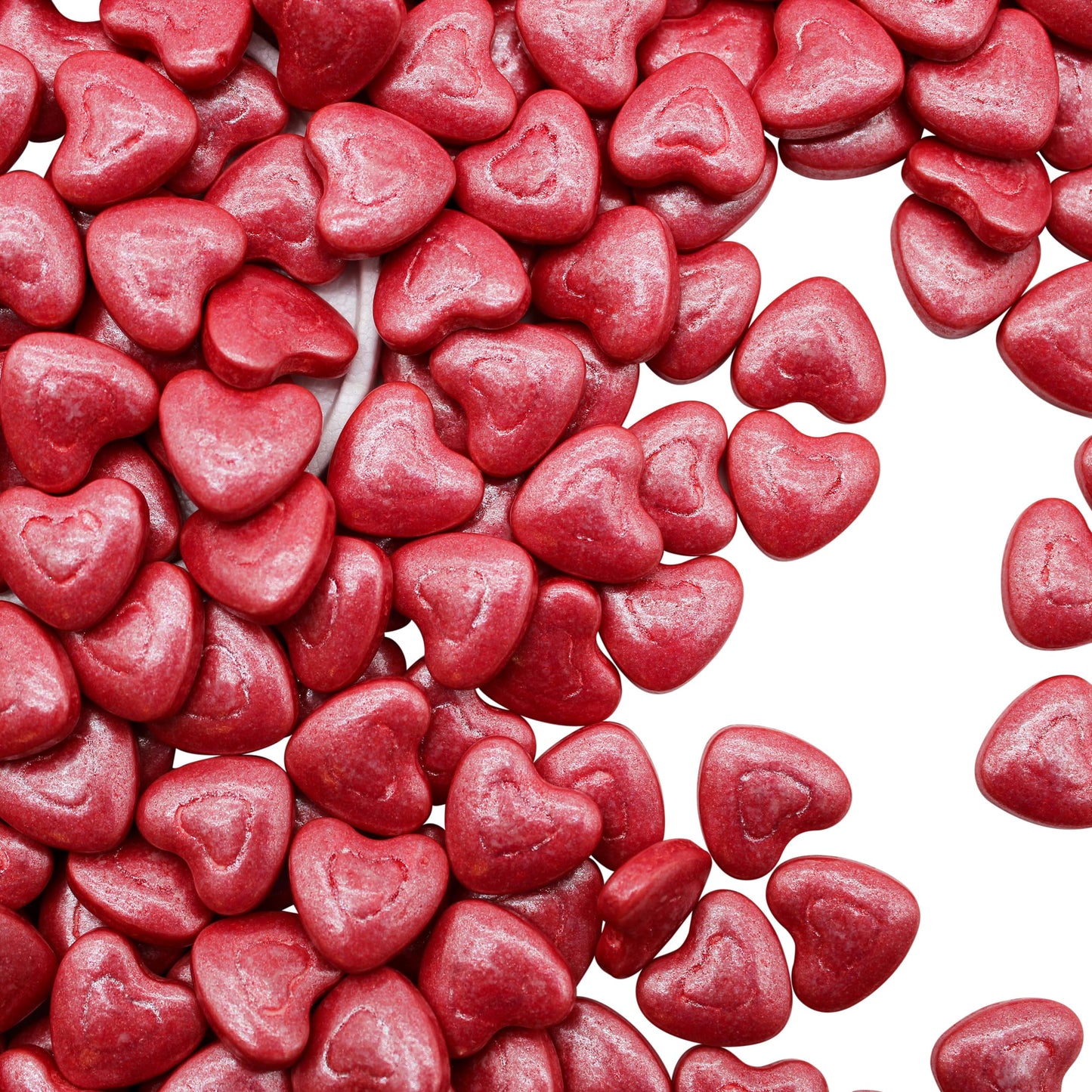 Sugar Free Cinnamon Heart Shaped Hard Candy Red 8 Ounce- Valentines Day Candy-96 Grams Of Total Carbs