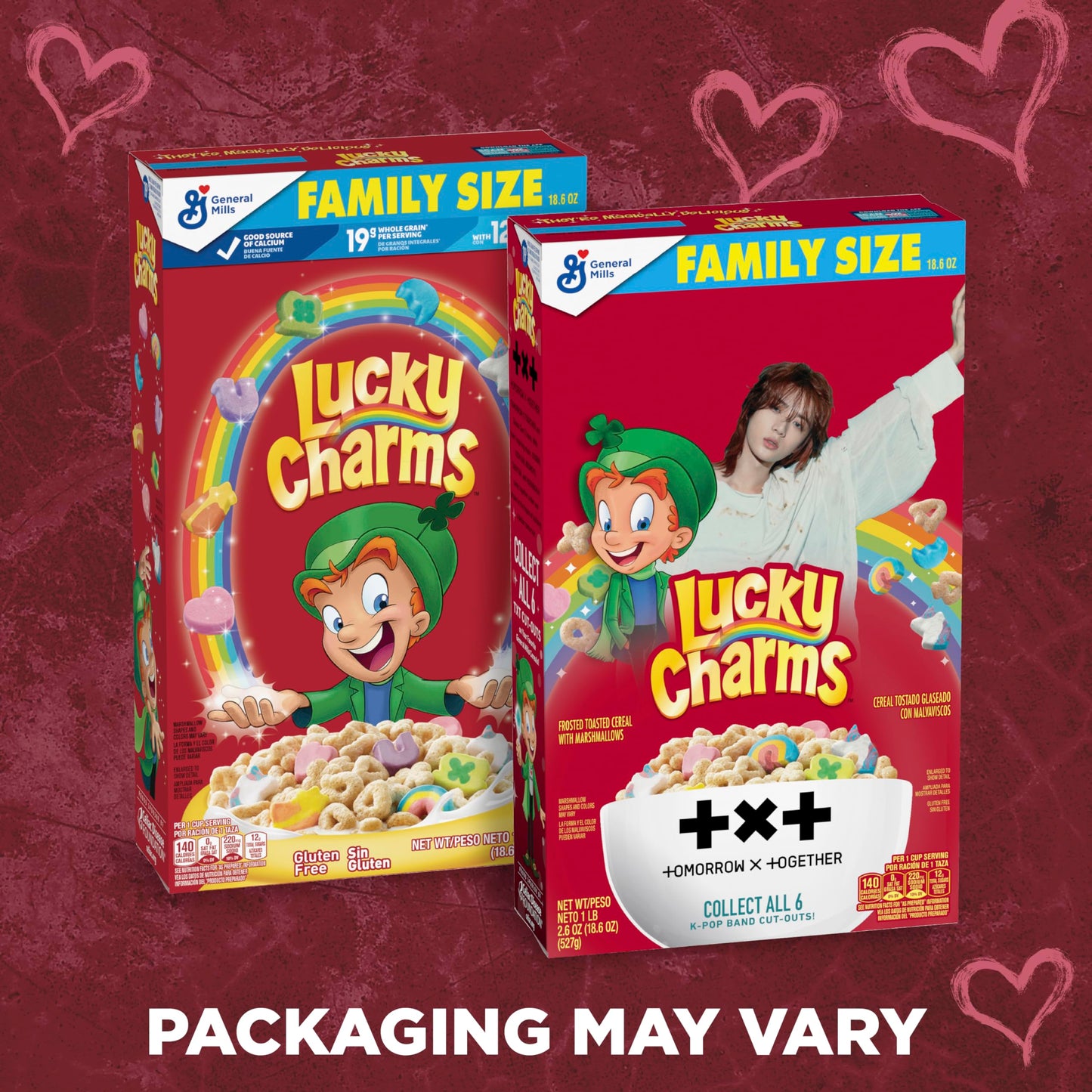 Lucky Charms Gluten Free Cereal With Marshmallows, Kids Breakfast Cereal, Made With Whole Grain, Family Size, 18.6 Oz