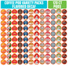 Coffee Pod Variety Packs Flavored Decaf Sampler  Assorted  Compatible with 2.0 K-Cup malt-inspired  Variety Pack  120 Count (Pack of 1)