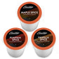 Brooklyn Beans Coffee Pods Fall Flavored Variety Pack, Pumpkin, Maple, Vanilla, 40 Count Compatible with 2.0 Keurig K Cup Brewers