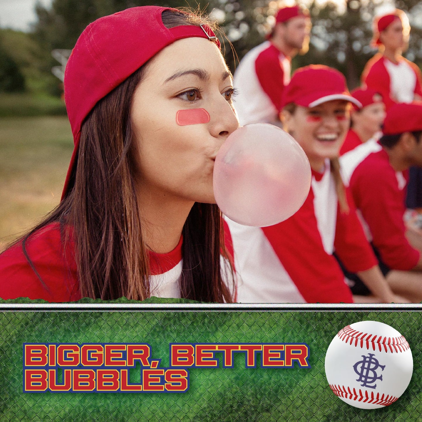 Big League Chew Bulk Baseball Gum Variety Pack - 5 Flavors, 2.12oz Pack, Multi-colored