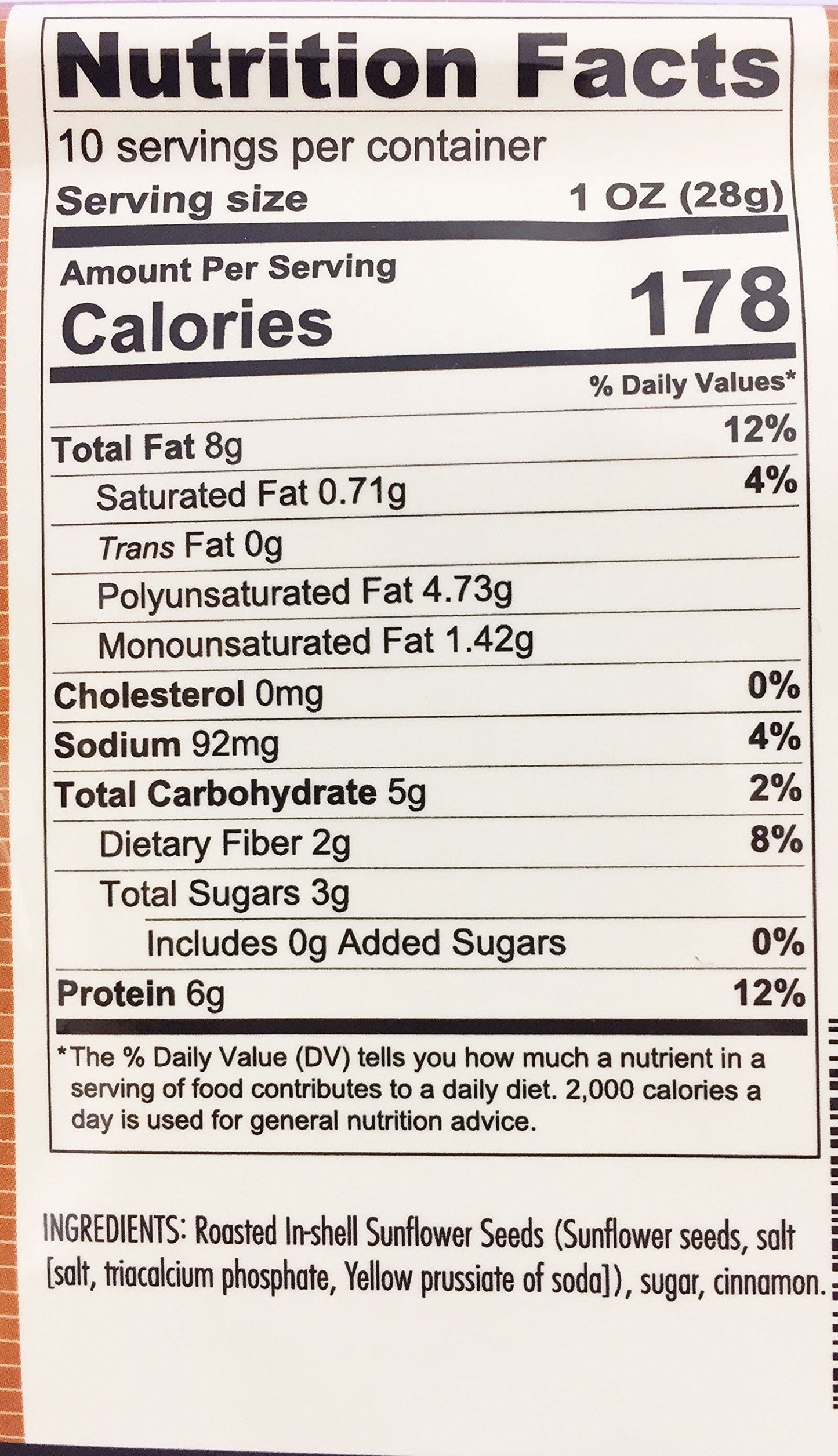 Bricktown Goods Cinnamon and Sugar Flavored Sunflower Seeds - 8 oz (Pack of 3) - In-Shell, Boldly Seasoned, Fathers Day