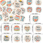 Ephlyn 54Pcs Edible Happy Mother'S Day Cupcake Toppers Home Is Where Mom Is Cake Drink Topper Picks Flowers Cake Decoration For