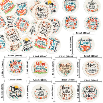 Ephlyn 54Pcs Edible Happy Mother'S Day Cupcake Toppers Home Is Where Mom Is Cake Drink Topper Picks Flowers Cake Decoration For