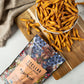 Stellar Snacks Pretzel Braids, Maui Monk Sweet Onion, 5 Oz (Pack of 6), Gourmet Pretzel Sticks, Vegan, Kosher, Non GMO, Peanut F