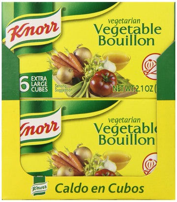 Knorr Cube Bouillon, Vegetable, 2.1 Oz, 6 Count