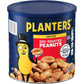 PLANTERS Salted Dry Roasted Peanuts, Party Snacks, Plant Based Protein, 52 Oz Cannister