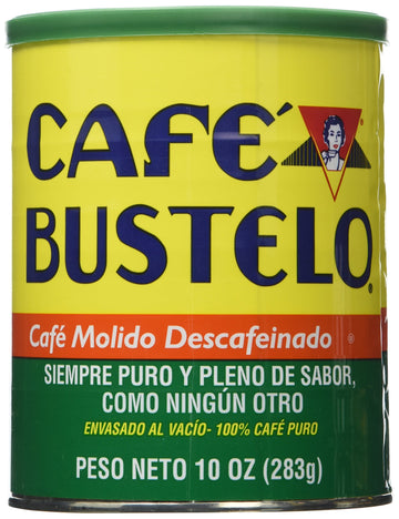 Cafe Bustelo Coffee Decaffeinated, 10-Ounce Cans (Pack Of 4)