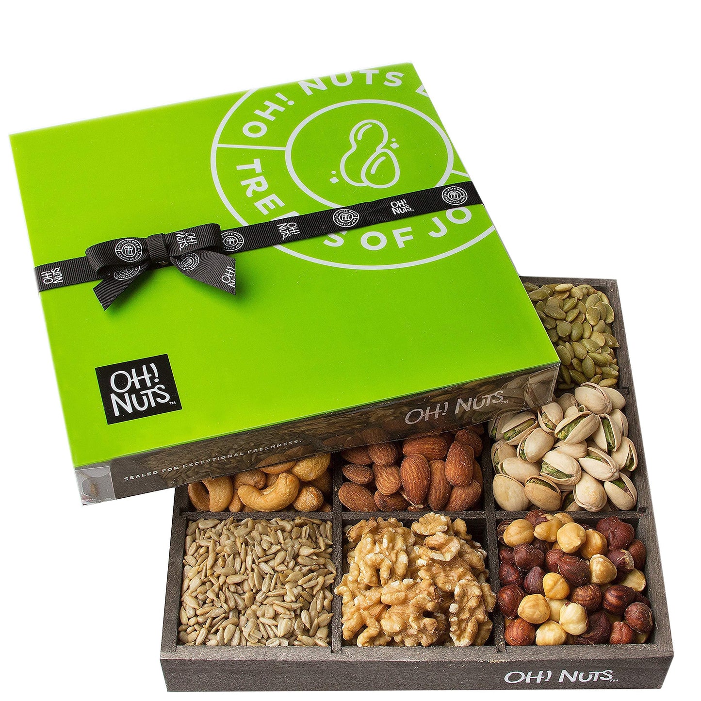 Nuts Gift Basket Mixed Nuts Assortments | 9 Variety Mixed Nuts by Oh Nuts