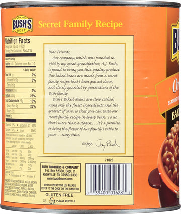Bush'S Best Original Baked Beans 117 Oz (6 Cans)