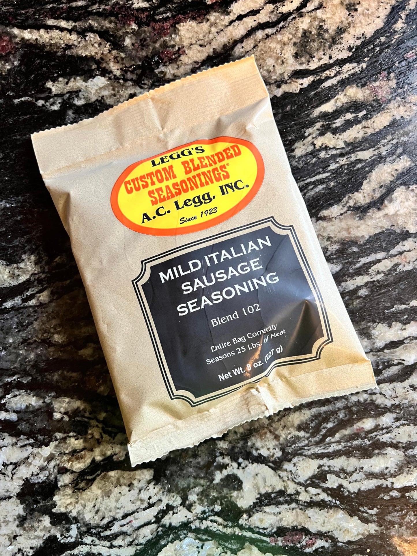 A.C. Legg - Mild Italian Sausage Seasoning - 8 Ounce