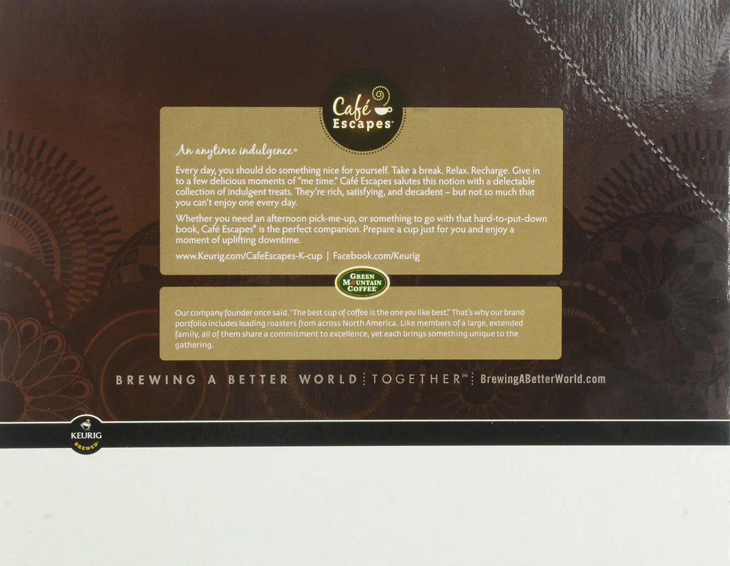 Café Escapes Hot Cocoa, Dark Chocolate, 24 Count, Brown, Model 6802
