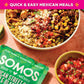 Somos Mexican Street Corn Pinto & Black Beans | Gluten Free, Non-Gmo, Vegan Ready-To-Eat Microwavable Meals - Healthy & Plant Ba