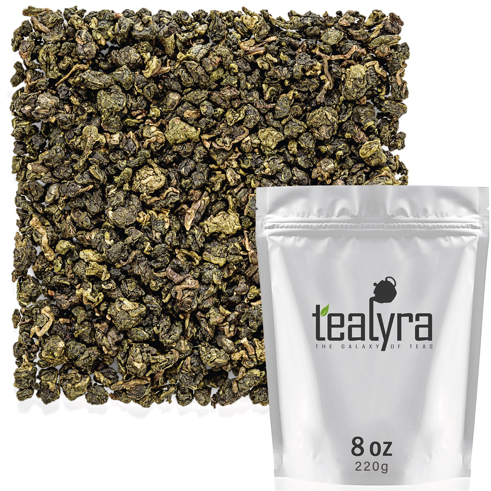 Tealyra Jin Xuan Milk Supreme Oolong Tea - Loose Leaf - 220g (7.76 oz) - High Mountain Taiwanese Oolong - Medium Caffeine