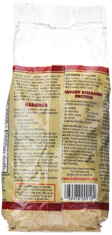 Bob'S Red Mill Organic Amaranth Grain, 24 Oz