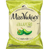 Miss Vickie'S Kettle Cooked Potato Chips, Jalapeno, 1.375 Ounce (Pack Of 64)