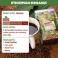 Java  t Organic Ethiopia Whole Bean Coffee - Low Acid Medium Roast, 16 Ounce
