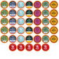 Two Rivers Coffee Tea Pods, Assorted Tea Pack, 40 Count, Compatible with K Cup Brewers, 5 Cups of Each Flavor