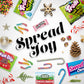 SweeTarts Holiday Candy Canes, 12 Count Box - Individually Wrapped Classic for Stocking Stuffers & Holiday Gifting