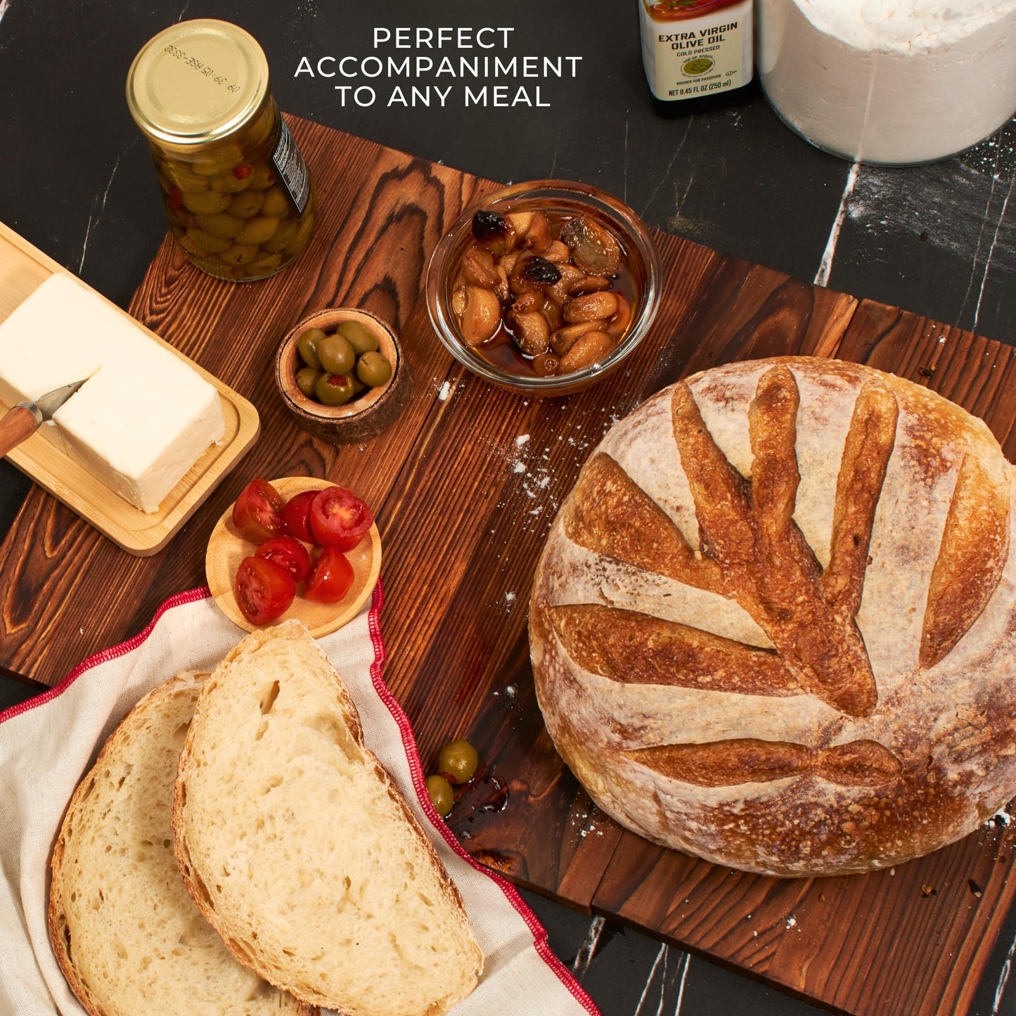 Sourdough Bread | Artisan Bread- 19 oz | Handmade & Baked Fresh Daily [2 Pack] | Kosher & Nut Free | Sterns Bakery