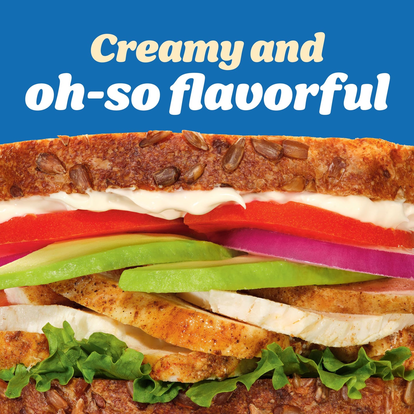 Kraft Real Mayo Creamy & Smooth Mayonnaise - Classic Spreadable Condiment for Sandwiches, Salads, and Dips, Made w/ Cage-Free Eg