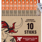 Righteous Felon Beef Sticks | Gluten Free, Low Sugar, High Protein | Fiery Habanero | 10 Ounce Pack